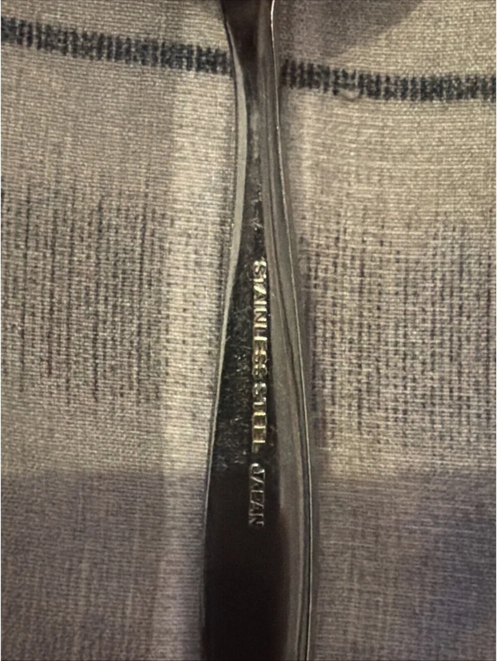 Lot Of 4 Unbranded stainless Japan flatware Woodmere pattern. Tea Spoons